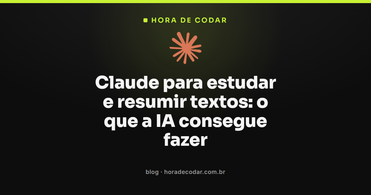 Claude sendo usado para resumir um PDF longo e gerar perguntas de revisão para estudo