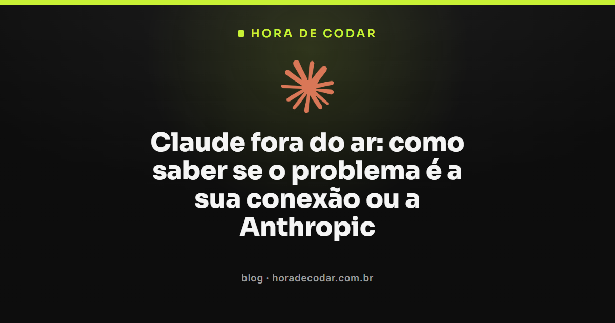 Página de status da Anthropic exibindo os componentes do Claude fora do ar, como Claude.ai, API e Claude Code