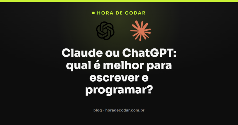 Claude ou ChatGPT: qual é melhor para escrever e programar?
