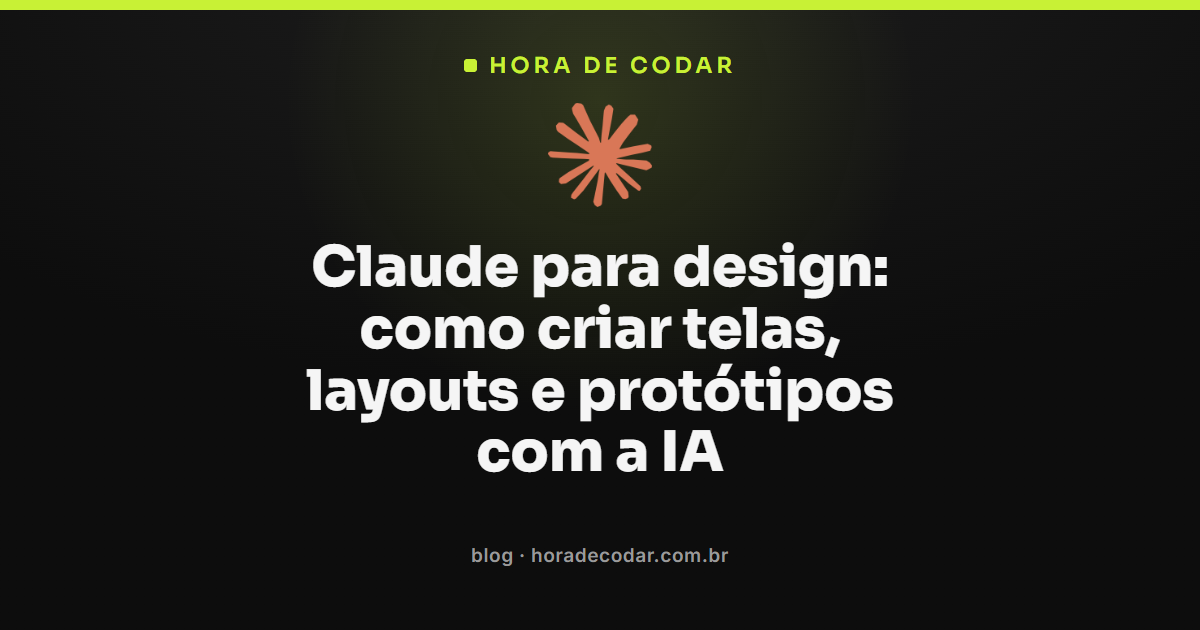 Claude para design gerando layout e protótipo de interface no chat com Artifacts e Claude Design