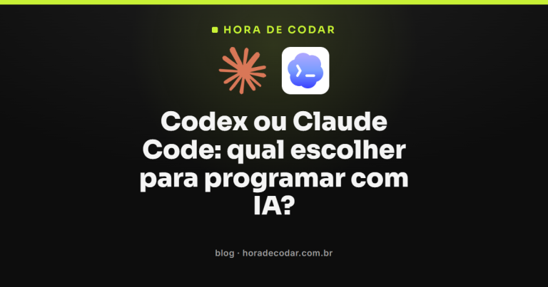 Codex ou Claude Code: qual escolher para programar com IA?
