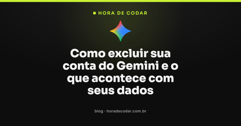 Como excluir sua conta do Gemini e o que acontece com seus dados