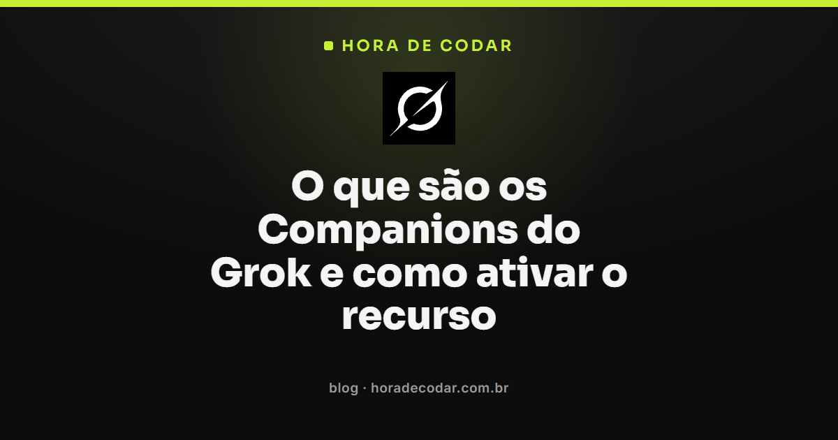 Companions do Grok: avatares 3D animados com voz e lip-sync no aplicativo Grok da xAI