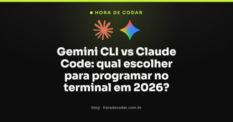 Gemini CLI vs Claude Code: qual escolher para programar no terminal em 2026?