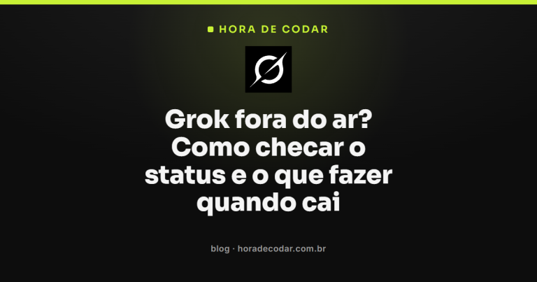 Grok fora do ar? Como checar o status e o que fazer quando cai