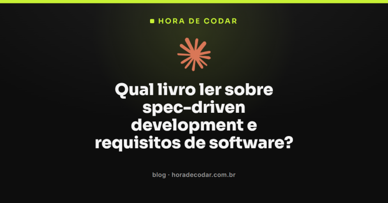 Qual livro ler sobre spec-driven development e requisitos de software?