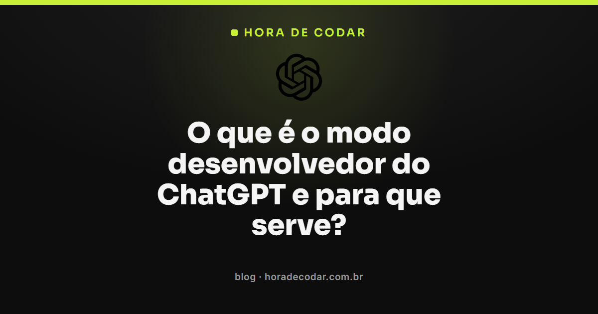 painel do modo desenvolvedor ChatGPT com suporte a servidores MCP no navegador
