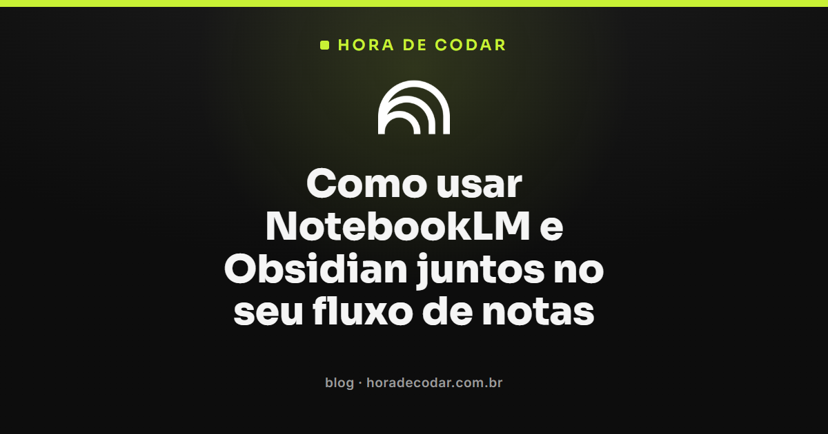 Tela do NotebookLM com fontes importadas do vault do Obsidian em Markdown