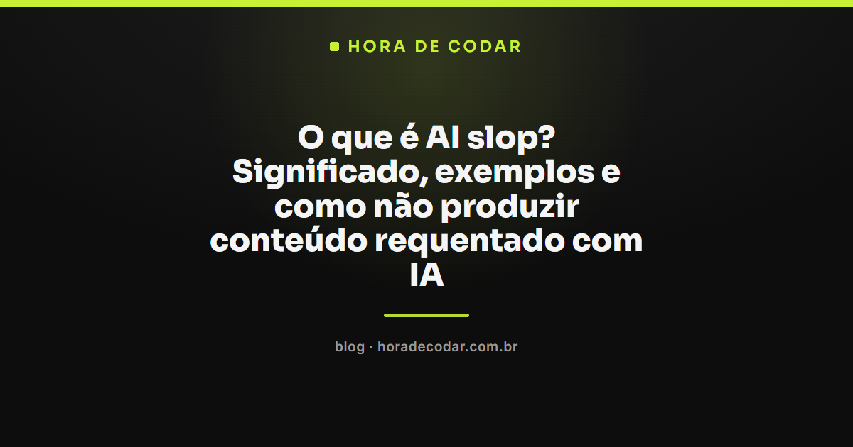 exemplos de AI slop em texto, música e vídeo gerados por IA