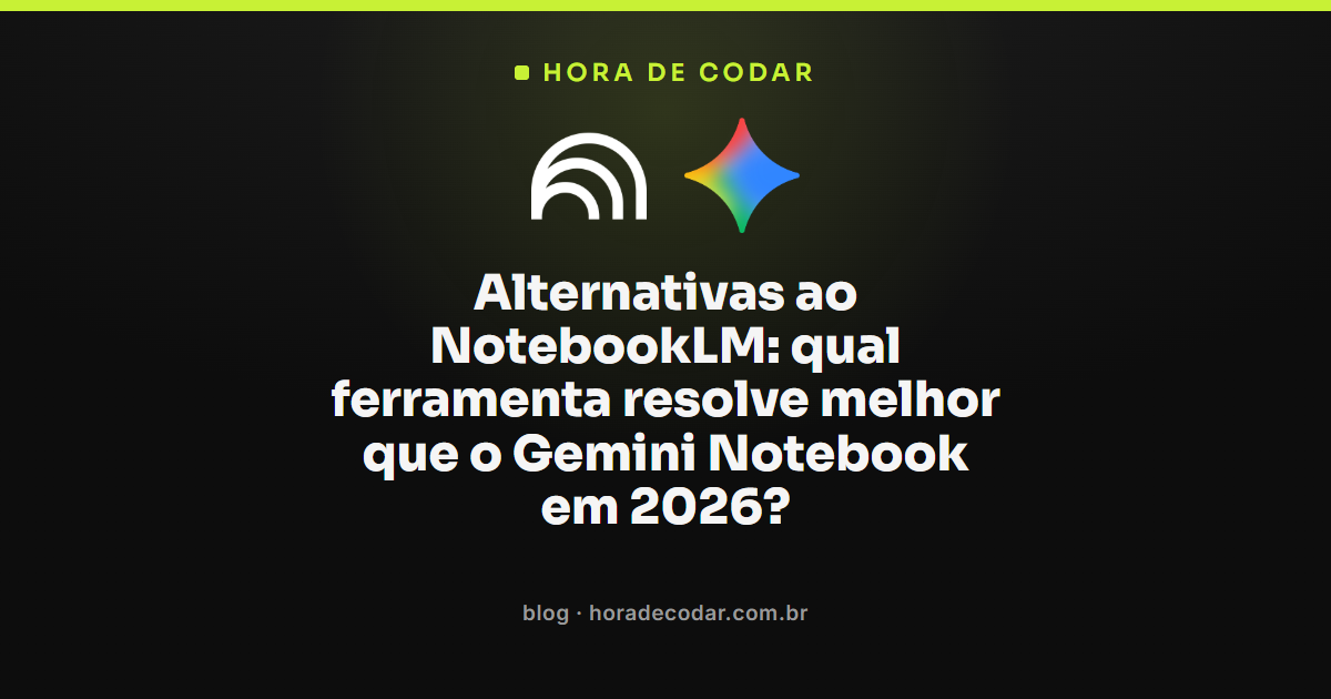 alternativas ao NotebookLM para organizar notas e documentos com IA