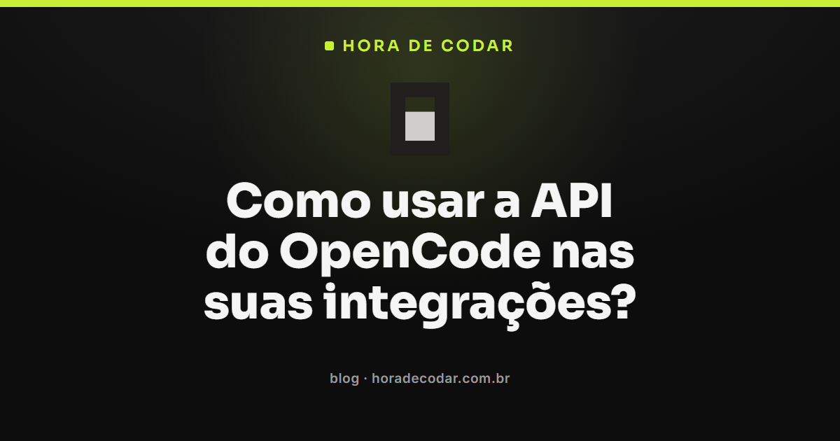servidor da API do OpenCode expondo o endpoint /doc para integrações
