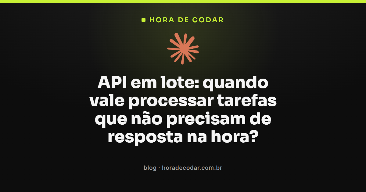 API em lote da Anthropic para processar tarefas assíncronas sem urgência