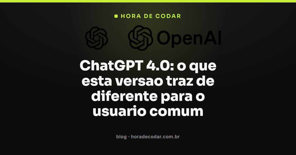 Interface do ChatGPT 4.0 mostrando o modelo omni mais rápido disponível na versão Plus
