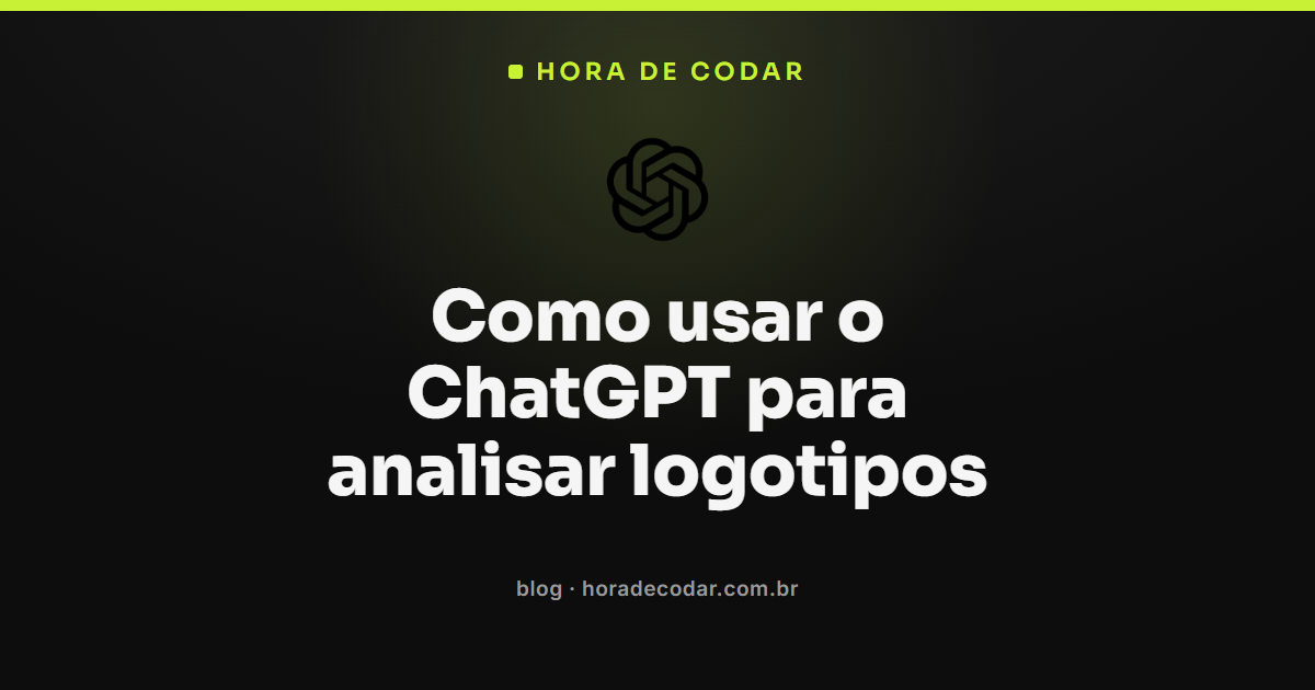 ChatGPT analisando logotipo com ferramentas de insights visuais