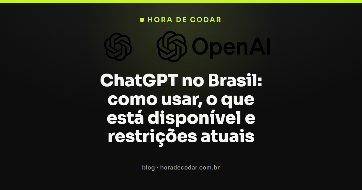 Interface do ChatGPT Brasil sendo usada em português com plano gratuito e Pro disponível
