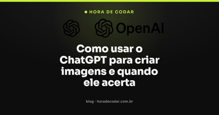 Como usar o ChatGPT para criar imagens e quando ele acerta