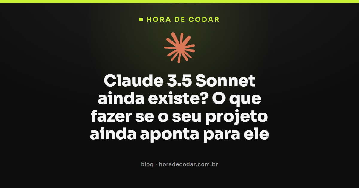 aviso de erro ao chamar o modelo Claude 3.5 Sonnet aposentado na API
