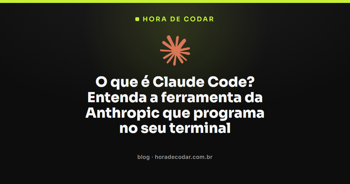 o que é Claude Code, ferramenta de codagem agêntica no terminal da Anthropic