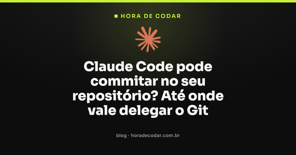 Claude Code fazendo commit e abrindo pull request no Git com permissões configuradas