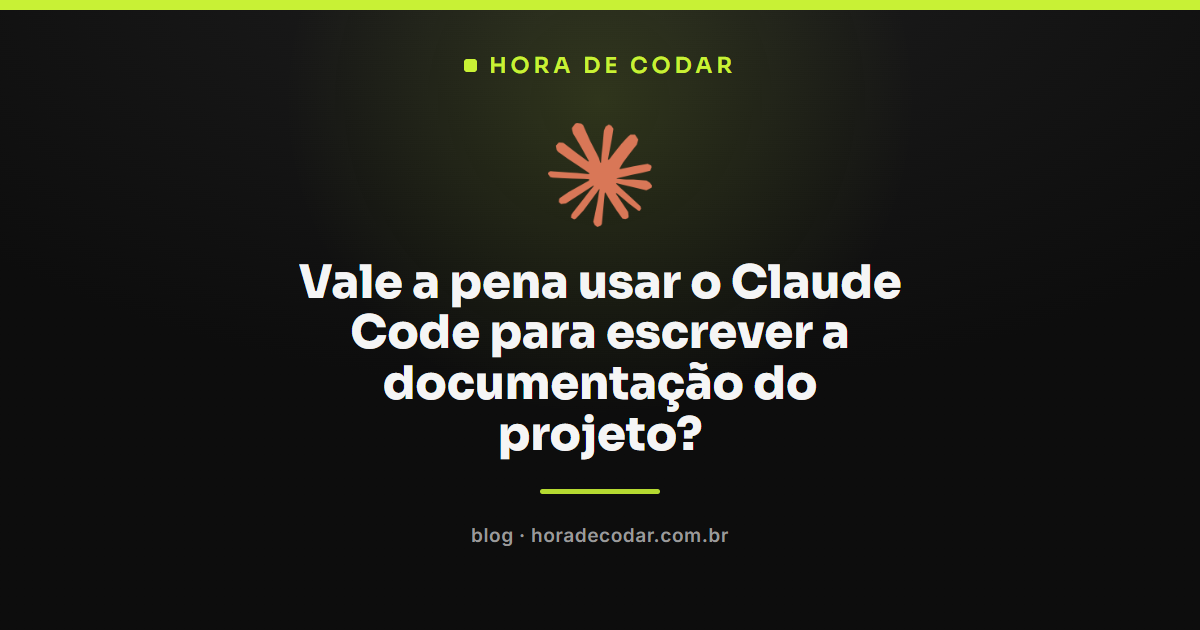 Claude Code documentação: uso do agente para escrever CLAUDE.md e guias de setup do projeto