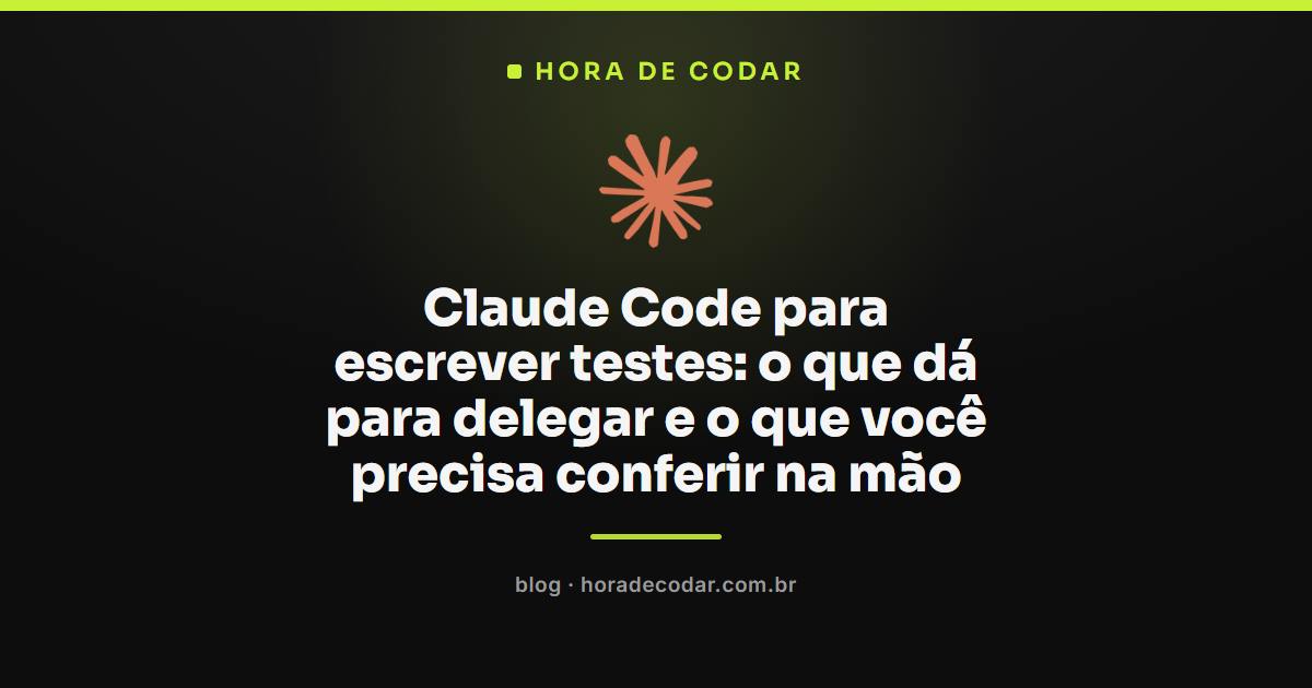 fluxo de TDD com Claude Code para escrever testes até a suíte passar