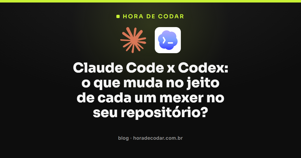 Claude Code x Codex lendo arquivos de um mesmo repositório de código