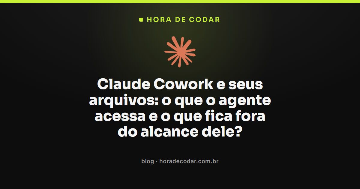 Claude Cowork acessando arquivos e pastas conectadas no computador