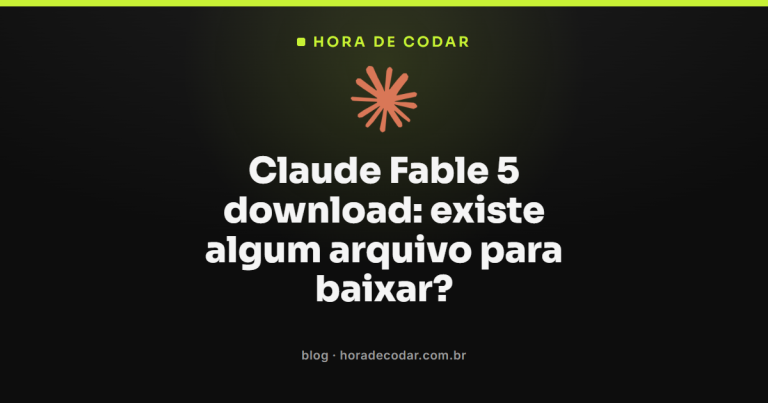 Claude Fable 5 download: existe algum arquivo para baixar?