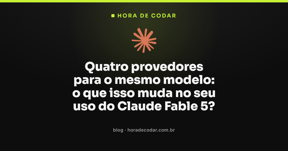 comparação dos provedores de API do Claude Fable 5