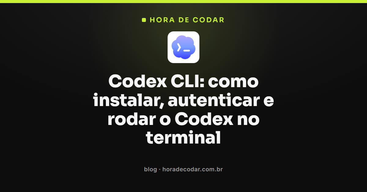 instalação e uso do Codex CLI no terminal via npm