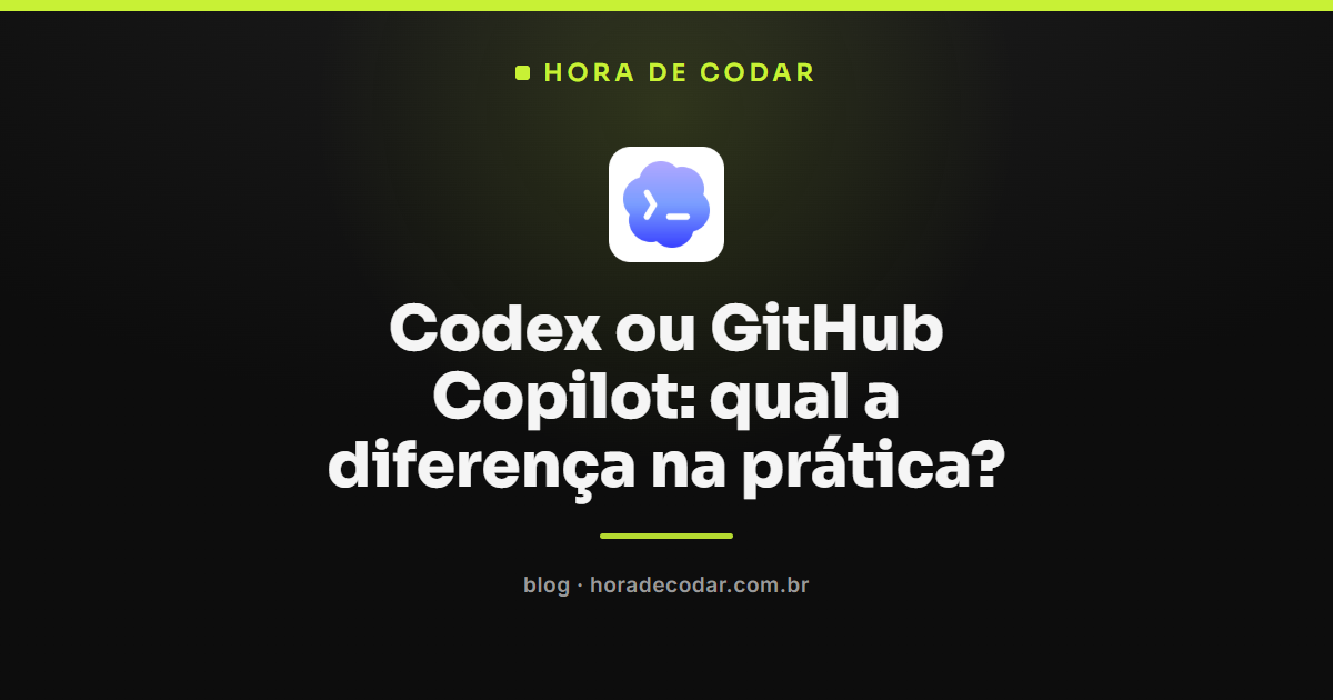 Codex ou GitHub Copilot: comparação de autocomplete e agente de IA