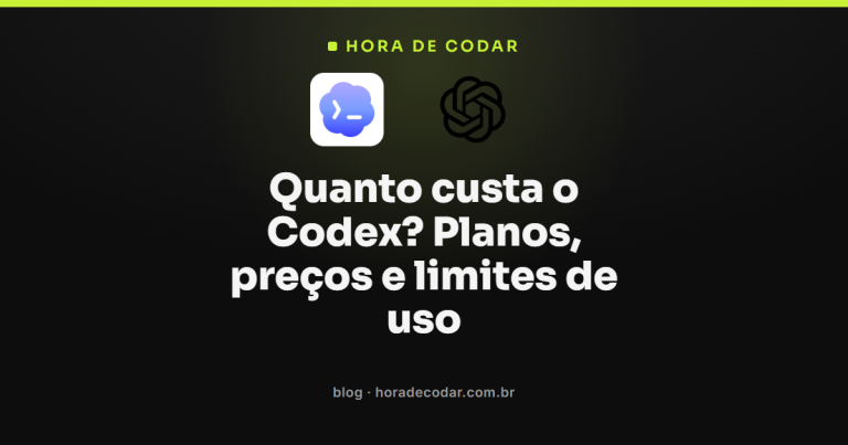 Quanto custa o Codex? Planos, preços e limites de uso