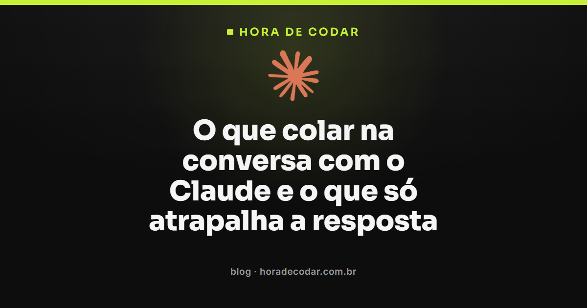 documento e pergunta organizados como contexto no Claude antes de enviar