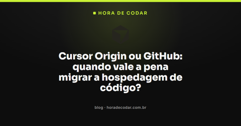Cursor Origin ou GitHub: quando vale a pena migrar a hospedagem de código?