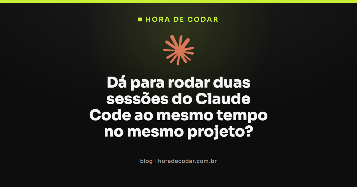 duas sessões do Claude Code rodando ao mesmo tempo com git worktree