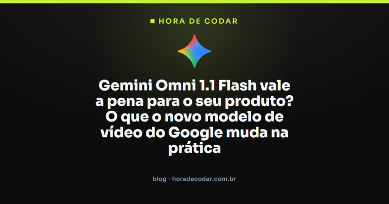 Gemini API ou Gemini Enterprise Agent Platform: por onde acessar o Gemini Omni 1.1 Flash?