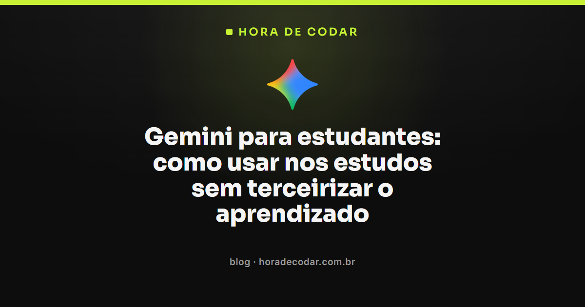 aluno estudando com Gemini para estudantes no Aprendizado guiado