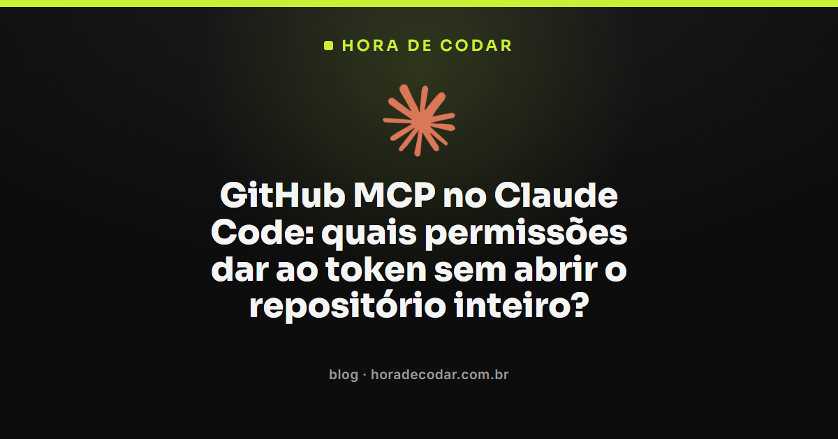 permissões do token GitHub MCP no Claude Code