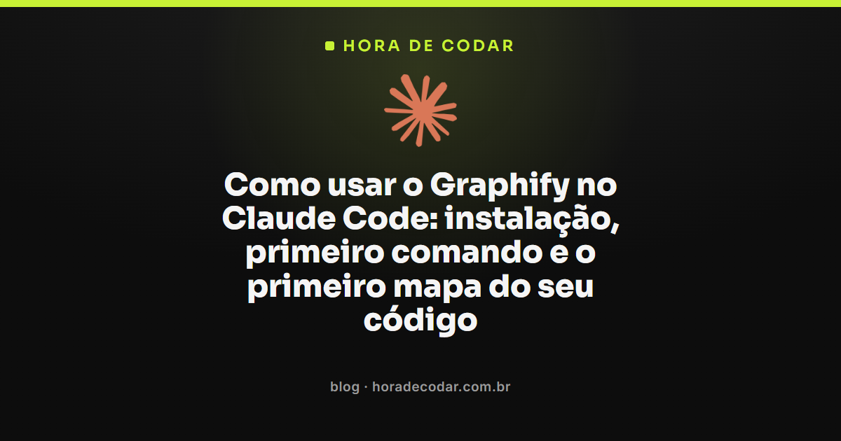primeiro mapa de código gerado pelo Graphify no Claude Code