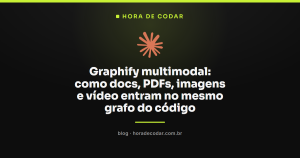 Graphify multimodal: como docs, PDFs, imagens e vídeo entram no mesmo grafo do código