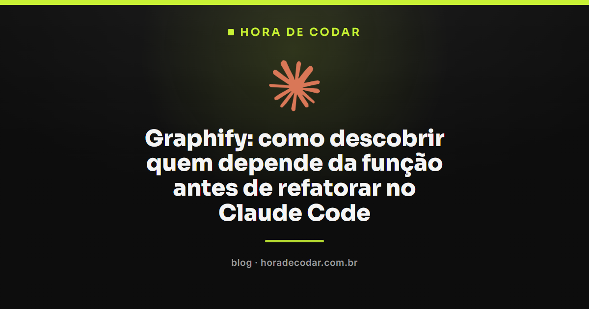 grafo de dependências gerado pelo Graphify no Claude Code