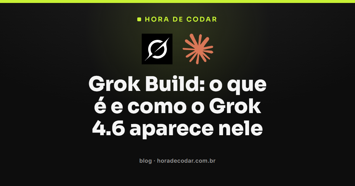 interface do Grok Build, agente de código da xAI com Grok 4.6