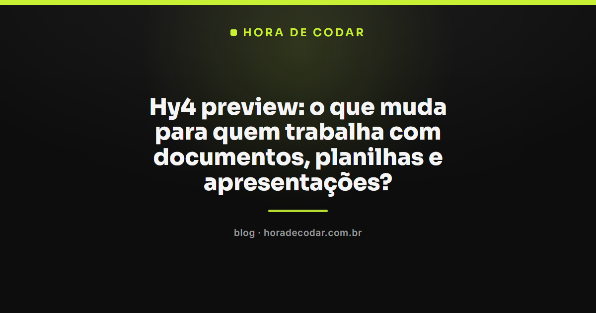 Hy4 preview da Tencent integrando documentos, planilhas e apresentações