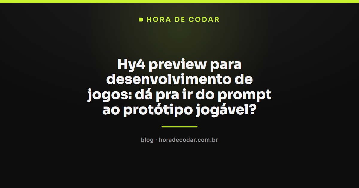 Hy4 preview gerando um protótipo jogável de pinguim 3D para desenvolvimento de jogos