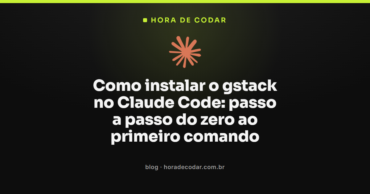 instalação do gstack no Claude Code via terminal
