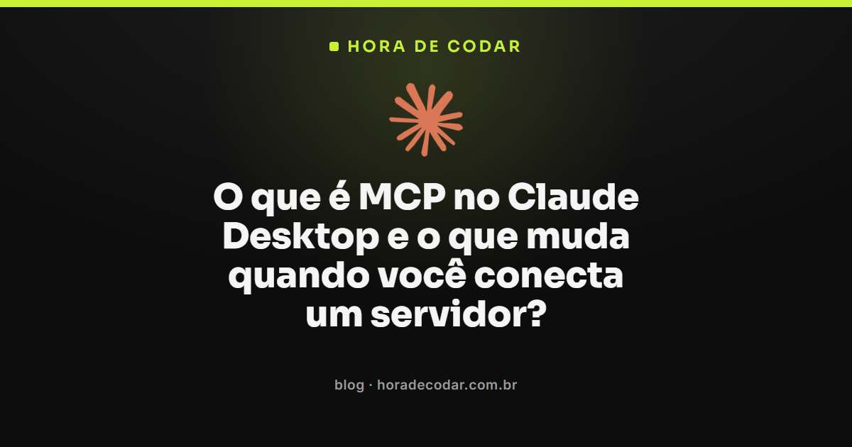 conexão de servidor MCP no Claude Desktop