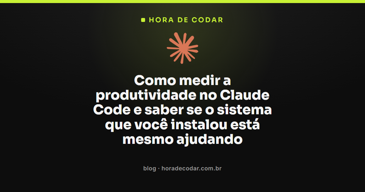 gráfico comparando produtividade no Claude Code antes e depois de instalar um sistema