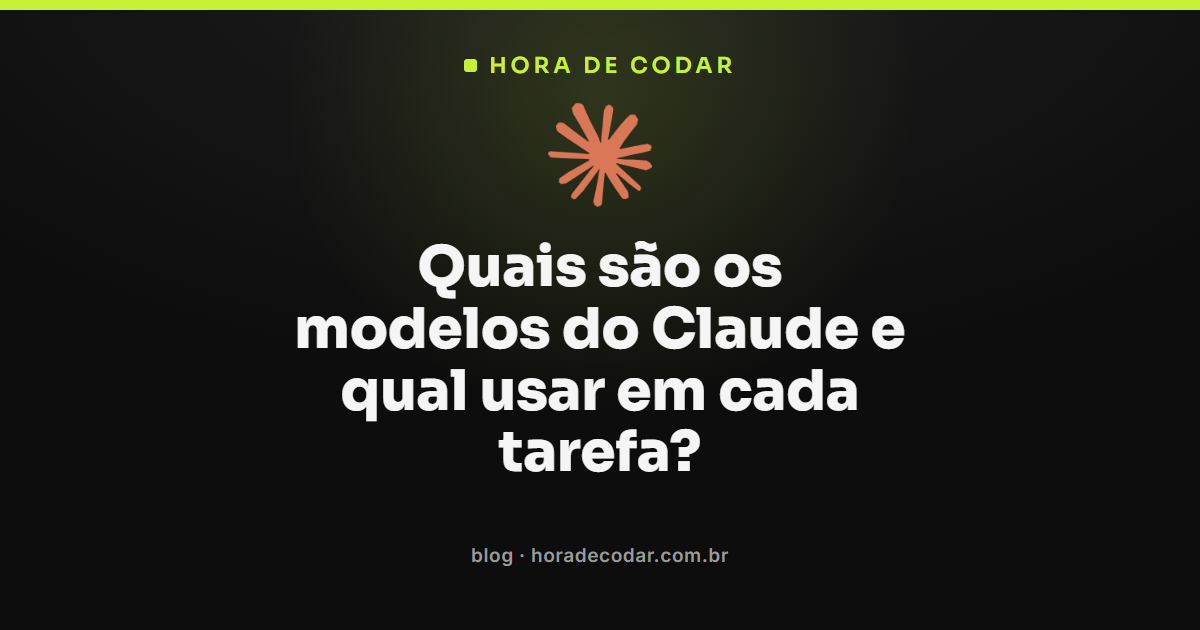 guia dos modelos do Claude e quando usar cada um