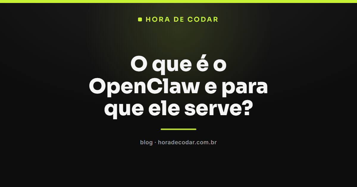 OpenClaw, agente de IA open source controlado pelo WhatsApp e Telegram