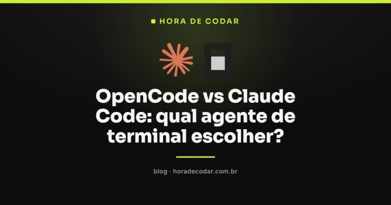 OpenCode vs Claude Code: qual agente de terminal escolher?
